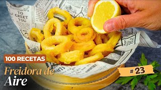 🌟 CALAMARES a la Romana ¡FÁCILES y RÁPIDOS en Freidora de Aire 🔥 [upl. by Allmon]