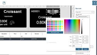 Editer un modèle d’étiquette dans Edikio V1 [upl. by Martainn]