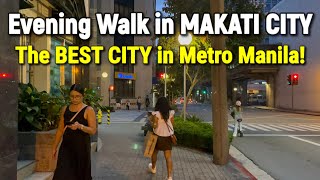 Philippines  MAKATI CITY Evening Walking Tour  Poblacion to Ayala Center  Metro Manila [upl. by Shipley619]