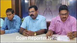 Goan Reporter News Press Conference by Sammy Tavares and others [upl. by Anihcak]