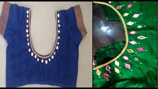 DIY designer blouse  blouse designing at home  how to design a designer blouse [upl. by Aubree]