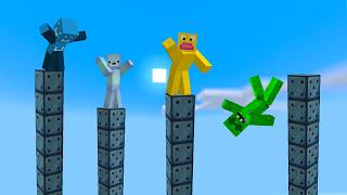 Chance Block Pillars in Minecraft is CRAZY [upl. by Barrett]