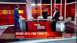 Cüneyt Özdemir CNN TÜRK stüdyosunu bastı [upl. by Chemar]