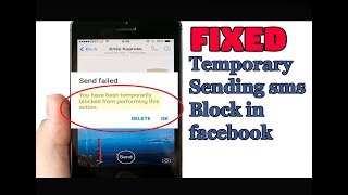 How to Fix Temporarily Blocked Error on Facebook App [upl. by Colette]