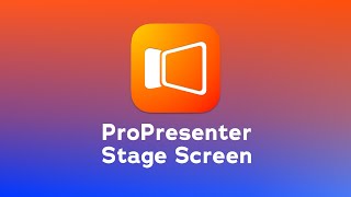 How to setup Stage Screen in ProPresenter 7  Burmese [upl. by Sackey625]