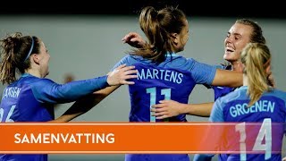 Highlights Denemarken  OranjeLeeuwinnen 232018 Algarve Cup 2018 [upl. by Anselmo620]