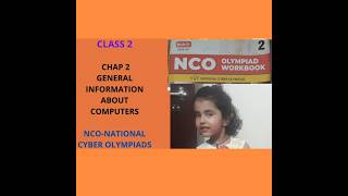 Class 2NCO SOFNational Cyber Olympiad Chap2 General Information about COMPUTERdhairyaclasses [upl. by Imtiaz]