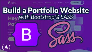 Learn Bootstrap 5 and SASS by Building a Portfolio Website  Full Course [upl. by Norling]