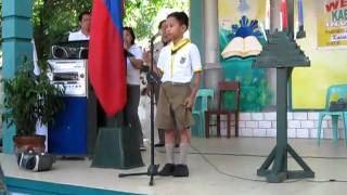 Joshua led their KAB Scout Song [upl. by Artemus]