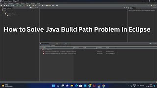 How to Solve Java Build Path Problem in Eclipse javabulidpath2023 [upl. by Guibert205]