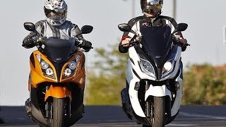 Comparativa KYMCO Super Dink 125 vs KYMCO KXCT 125i [upl. by Pittman330]