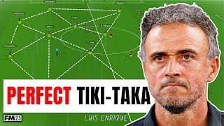 Luis Enrique SENSATIONAL 433  24000 Passes amp 66 Possession  Best FM23 Tactics [upl. by Obadiah]