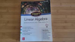 Schaums Outlines Linear Algebra Book Review [upl. by Leuqcar692]