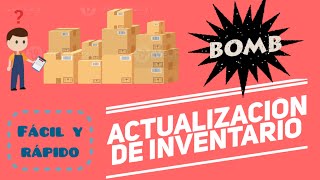 🌀Cómo ACTUALIZAR EL INVENTARIO 📋 Actual en Excel ✅ Fácil y Rápido [upl. by Ajnin78]