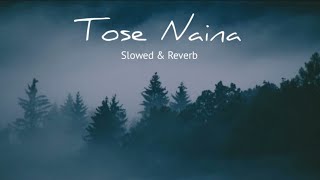 Tose Naina Arijit Singh  Slowed and Reverb Song Lofi [upl. by Wandie]