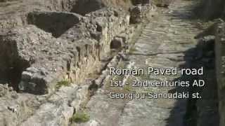 Hersonissos Crete  Roman archaeological sites ancient [upl. by Etyam341]