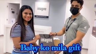 Apple Airpods Pro 2nd Generation unboxing  Baby ko mila navratri gift  Imagine Store Punjabi Bagh [upl. by Onifur574]