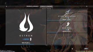 Warframe Guide  Farm 28000 Ostron Standing in 10 Minutes [upl. by Moshell]