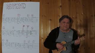 UKULELE Lesson  645 WOYAYA  WE ARE GOING Osibisa  Art Garfunkel [upl. by Schwinn]