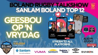 Boland Rugby Talkshow Sanlam Boland Top 12  Episode 2 [upl. by Oria950]