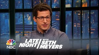 Andy Samberg The Lonely Islands New Office Is Amazing  Late Night with Seth Meyers [upl. by Dranoel]