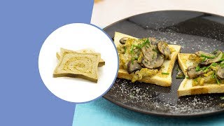 Koolhydraatarm Recept Toast Roerei Champignons  Protiplan Eiwit Dieet [upl. by Odin730]