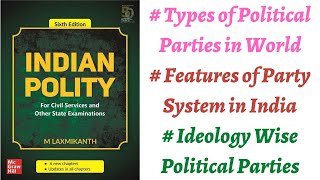 V229 Classification of Political Parties Features of Party System in India M Laxmikanth Polity [upl. by Fondea]