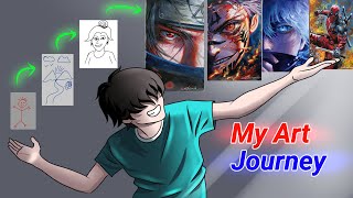 My Art Journey  How I Became Pro Artist [upl. by Paske]