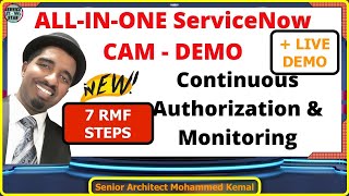 ALLINONE SERVICENOW CAM DEMO  Continuous Authorization amp Monitoring  Governance Risk amp Complian [upl. by Ojiram]