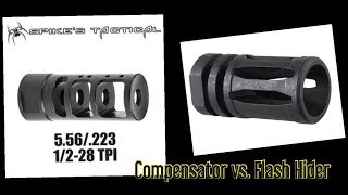 Compensator break vs flash hider [upl. by Nitz]