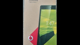 Vodafone Tab Mini 7 Unboxing [upl. by Latif]