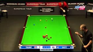 Judd Trump  Graeme Dott Frame 1 Snooker Paul Hunter Classic 2013  Round 6 [upl. by Hofstetter728]