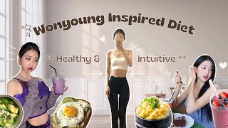 ✨ I ate a WONYOUNG inspired KPOP diet 🥑 healthy amp intuitive eating  Kpop Glow Up Diary ep04 [upl. by Orman]