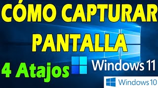 COMO HACER CAPTURA DE PANTALLA EN WINDOWS 11 y 10 🚀 Capturar Pantalla de mi PC ✔ 4 ATAJOS [upl. by Eirameinna]