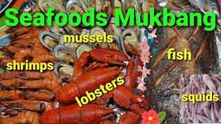 Seafoods Mukbang [upl. by Natsuj]