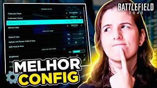 NOVO MELHOR CONFIGURAÇÃO pro BATTLEFIELD 2042 ⚙️ [upl. by Squier37]