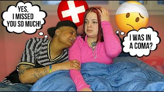 Convincing My Girlfriend She Was In A Coma PRANK😱 [upl. by Osi669]