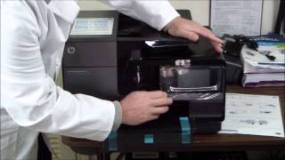 HP Officejet Pro 8620 Unboxing amp Setup [upl. by Boutis]