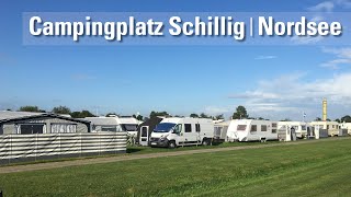 Campingplatz Schillig an der Nordsee am Wattenmeer Deutschland [upl. by Daugherty]