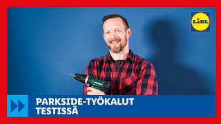 Parksideakkutyökalut testissä  Lidl Suomi [upl. by Angle11]