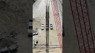 Maniobras de GRÚAS para CONSTRUCCIÓN de PUENTES y CARRETERAS en México [upl. by Tiebout986]