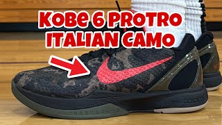 Not Worth It Kobe 6 Protro quotItalian Camoquot Performance Review [upl. by Boys]