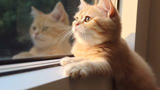 Music Therapy for Cats  Make Your Cat Happy Relaxation Music amp Rain Sounds Deep Sleep♬ [upl. by Denney]