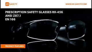 Prescription Safety Glasses RX456  ANSI Z871 and EN 166  RX Safety [upl. by Damal]