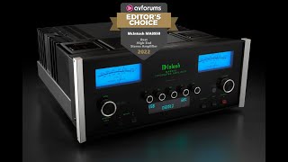 MCINTOSH MA8950 Editors Choice Award for Best HighEnd Stereo Amplifier [upl. by Kwok666]