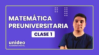 Curso de Matemática Pre Universitaria  Clase 1 [upl. by Nelia]