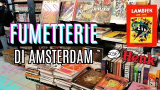 Le migliori fumetterie di Amsterdam  Henk Comics amp Lambiek  BARTHA PARLA [upl. by Assirhc]