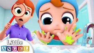 Wash your Hands  Healthy Habits Song  Kids Songs and Nursery Rhymes Little Angel [upl. by Mercy]