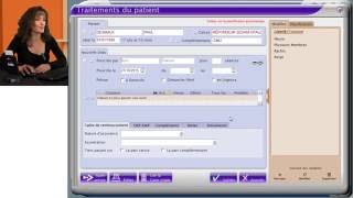 Créer un traitement avec une carte vitale [upl. by Azrim]