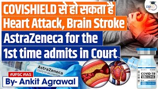 AstraZeneca Admits its Covid Vaccine Covishield Can Cause Heart Attack Brain Stroke  UPSC [upl. by Siraj71]